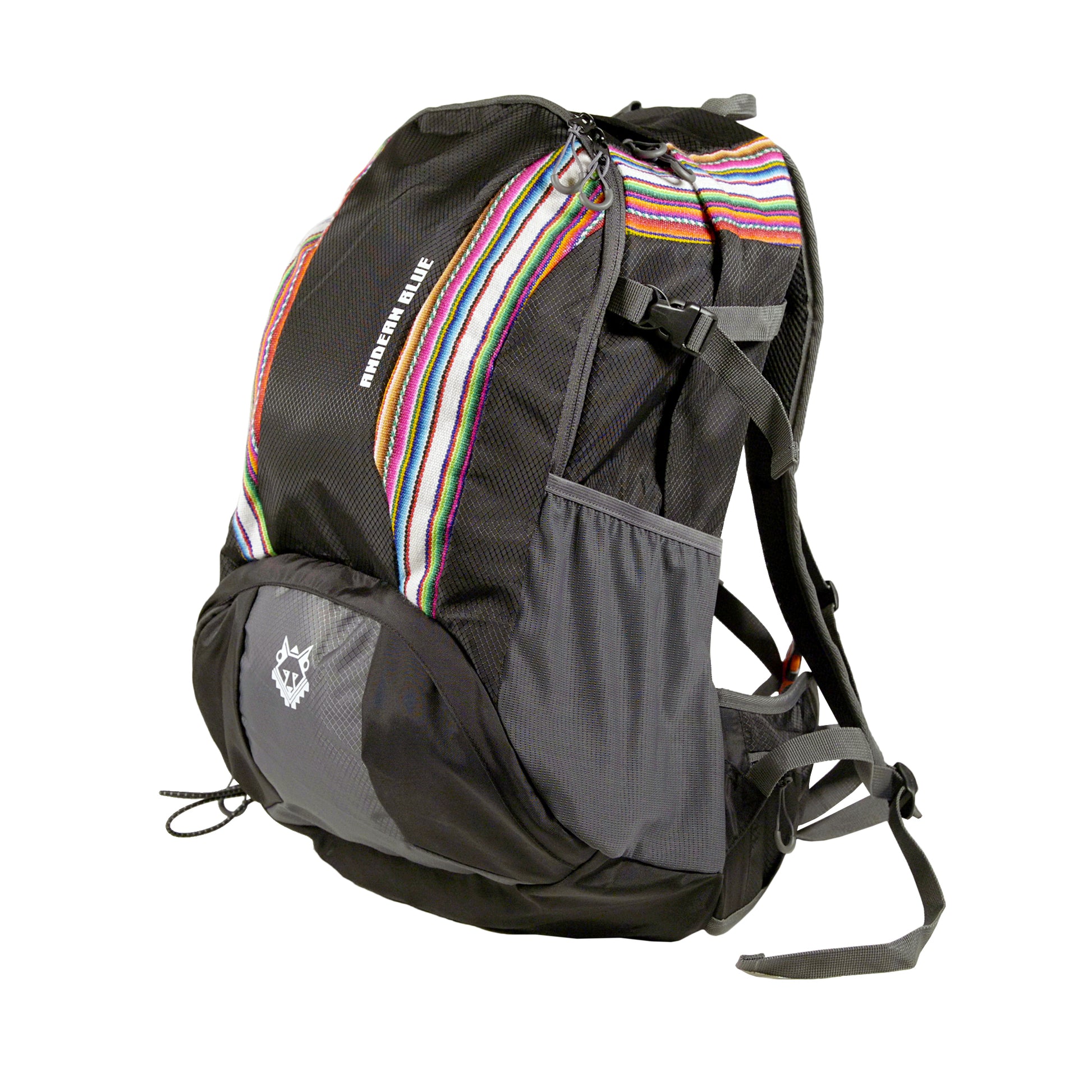 White Wanderer | Andean Blue Wanderer | Water Resistant Hiking Backpack | AndeanBlue